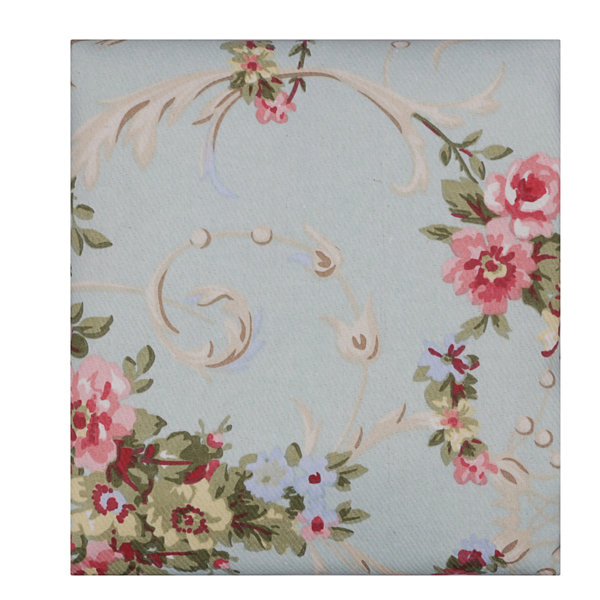 House of Hampton® Flomaton Gray/Pink Standard Cotton Coverlet